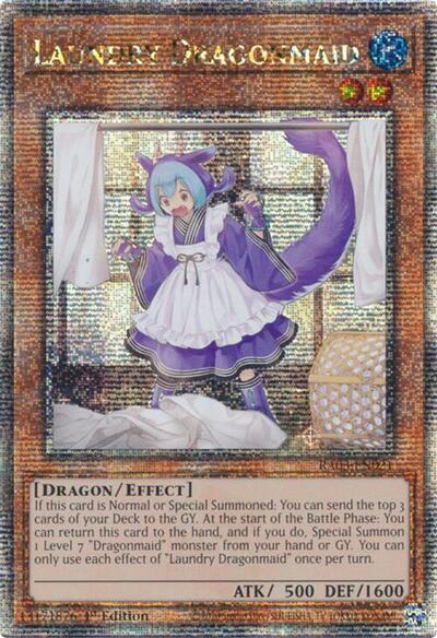 Laundry Dragonmaid (Quarter Century Secret Rare) [RA03-EN021-QCSR]