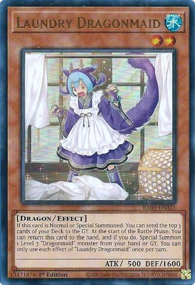 Laundry Dragonmaid (Ultra Rare) [RA03-EN021-UR]