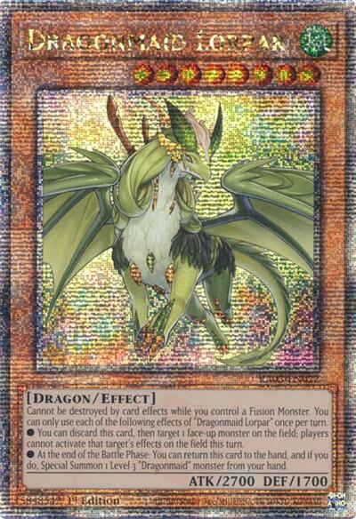 Dragonmaid Lorpar (Quarter Century Secret Rare) [RA03-EN022-QCSR]