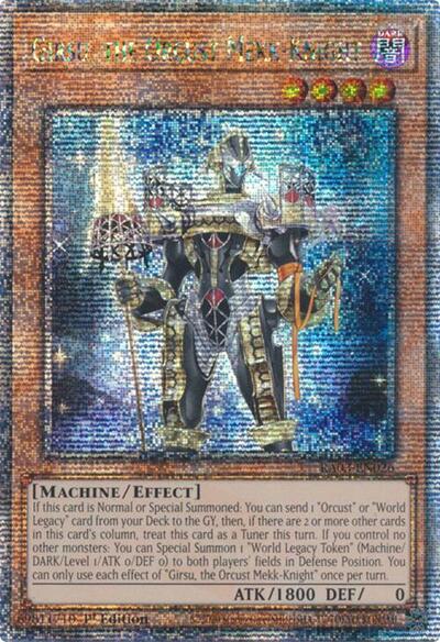 Girsu, the Orcust Mekk-Knight (Quarter Century Secret Rare) [RA03-EN026-QCSR]