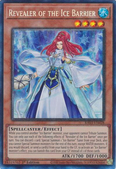 Revealer of the Ice Barrier (Prismatic Collector's Rare) [RA03-EN028-PCR]