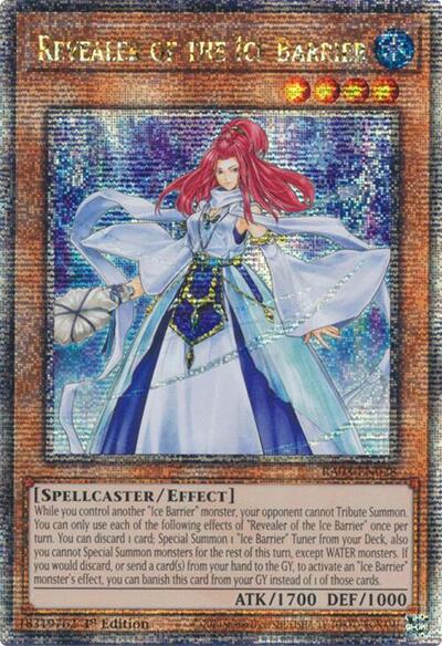 Revealer of the Ice Barrier (Quarter Century Secret Rare) [RA03-EN028-QCSR]