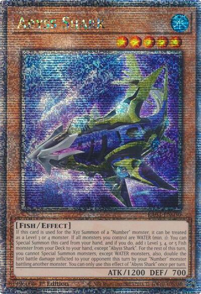 Abyss Shark (Quarter Century Secret Rare) [RA03-EN030-QCSR]