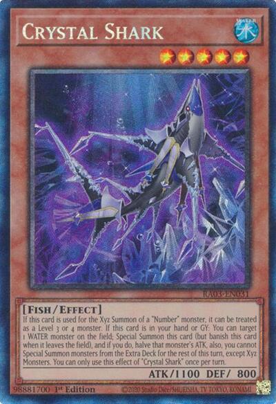 Crystal Shark (Prismatic Collector's Rare) [RA03-EN031-PCR]