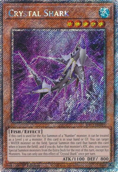 Crystal Shark (Platinum Secret Rare) [RA03-EN031-PlSR]