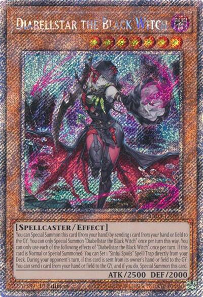 Diabellstar the Black Witch (Platinum Secret Rare) [RA03-EN032-PlSR]