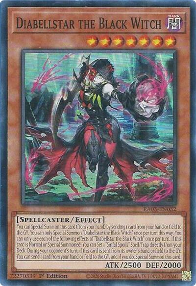 Diabellstar the Black Witch (Super Rare) [RA03-EN032-SuR]