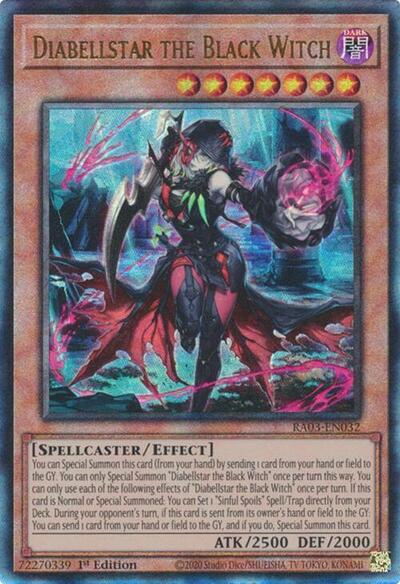 Diabellstar the Black Witch (Prismatic Ultimate Rare) [RA03-EN032-PUR]