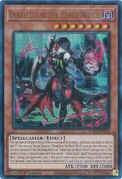 Diabellstar the Black Witch (Ultra Rare) [RA03-EN032-UR]