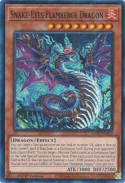 Snake-Eyes Flamberge Dragon (Super Rare) [RA03-EN033-SuR]