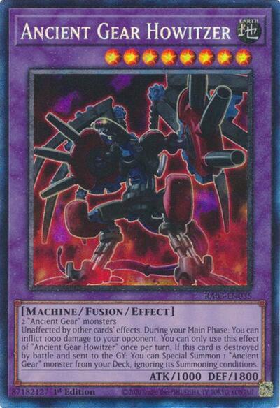 Ancient Gear Howitzer (Prismatic Collector's Rare) [RA03-EN035-PCR]