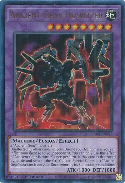 Ancient Gear Howitzer (Ultra Rare) [RA03-EN035-UR]