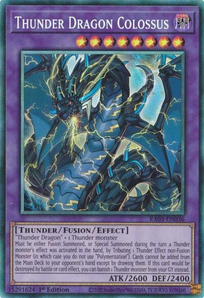 Thunder Dragon Colossus (Prismatic Collector's Rare) [RA03-EN036-PCR]