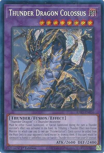 Thunder Dragon Colossus (Secret Rare) [RA03-EN036-SeR]