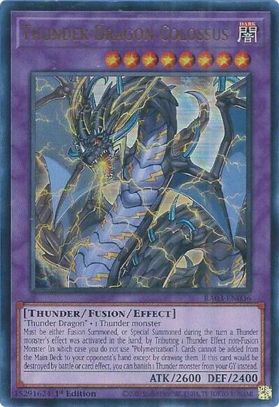 Thunder Dragon Colossus (Ultra Rare) [RA03-EN036-UR]