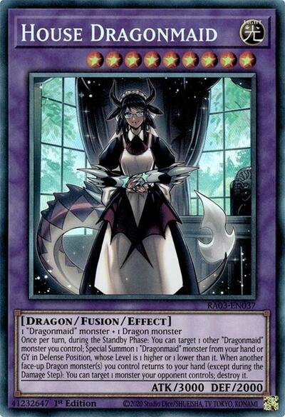 House Dragonmaid (Prismatic Collector's Rare) [RA03-EN037-PCR]