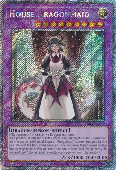 House Dragonmaid (Platinum Secret Rare) [RA03-EN037-PlSR]