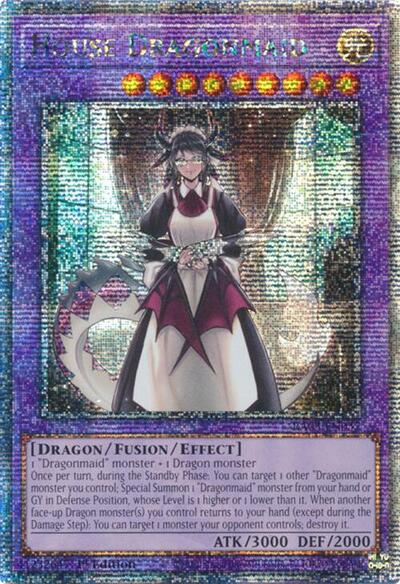 House Dragonmaid (Quarter Century Secret Rare) [RA03-EN037-QCSR]