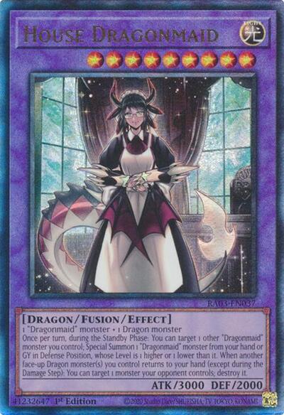 House Dragonmaid (Prismatic Ultimate Rare) [RA03-EN037-PUR]