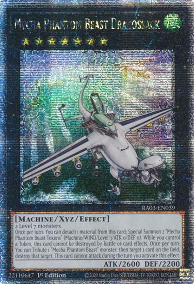 Mecha Phantom Beast Dracossack (Quarter Century Secret Rare) [RA03-EN039-QCSR]