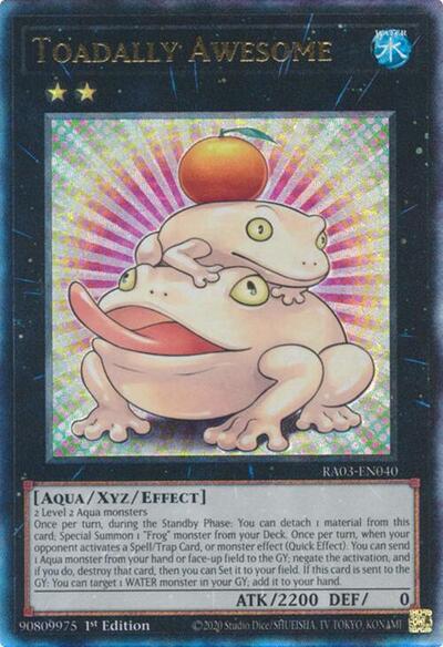 Toadally Awesome (Prismatic Ultimate Rare) [RA03-EN040-PUR]