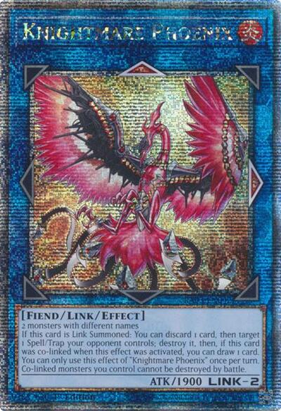 Knightmare Phoenix (Quarter Century Secret Rare) [RA03-EN042-QCSR]