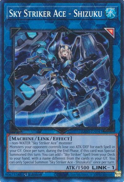 Sky Striker Ace - Shizuku (Prismatic Collector's Rare) [RA03-EN043-PCR]