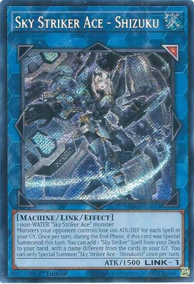 Sky Striker Ace - Shizuku (Secret Rare) [RA03-EN043-SeR]