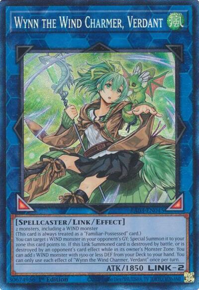 Wynn the Wind Charmer, Verdant (Prismatic Collector's Rare) [RA03-EN045-PCR]