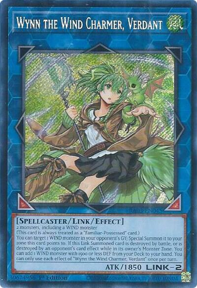 Wynn the Wind Charmer, Verdant (Secret Rare) [RA03-EN045-SeR]