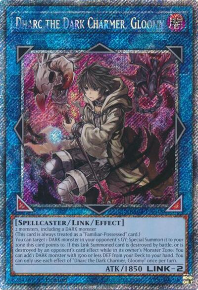 Dharc the Dark Charmer, Gloomy (Platinum Secret Rare) [RA03-EN048-PlSR]