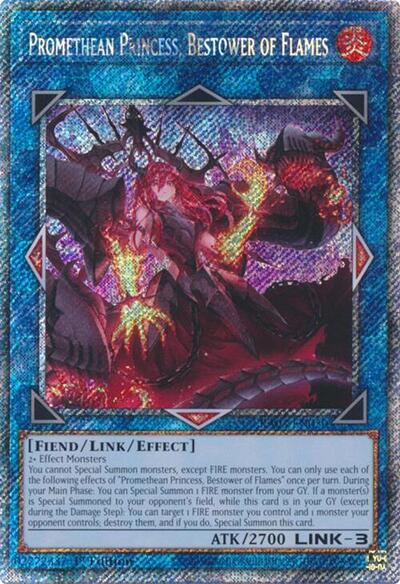 Promethean Princess, Bestower of Flames (Platinum Secret Rare) [RA03-EN050-PlSR]