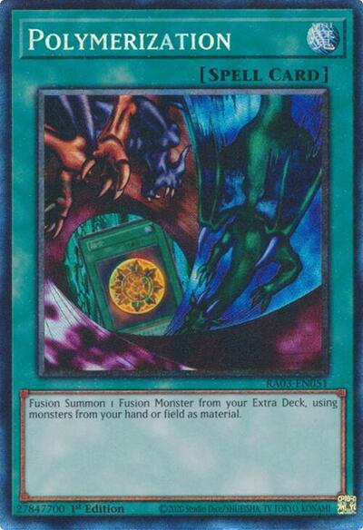 Polymerization (Prismatic Collector's Rare) (Alternate Art) (A) [RA03-EN051-PCR-ALT-A]