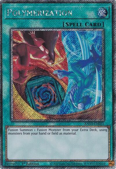 Polymerization (Platinum Secret Rare) (B) [RA03-EN051-PlSR-B]