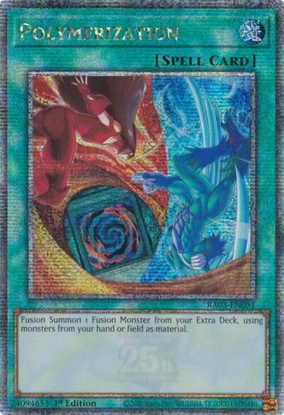 Polymerization (Quarter Century Secret Rare) (B) [RA03-EN051-QCSR-B]