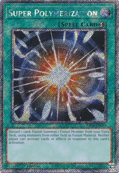 Super Polymerization (Platinum Secret Rare) [RA03-EN053-PlSR]