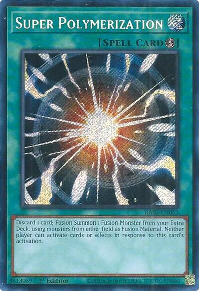 Super Polymerization (Secret Rare) [RA03-EN053-SeR]