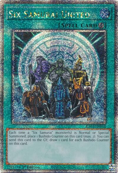 Six Samurai United (Quarter Century Secret Rare) [RA03-EN054-QCSR]