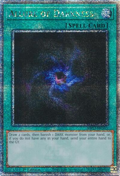 Allure of Darkness (Quarter Century Secret Rare) [RA03-EN055-QCSR]