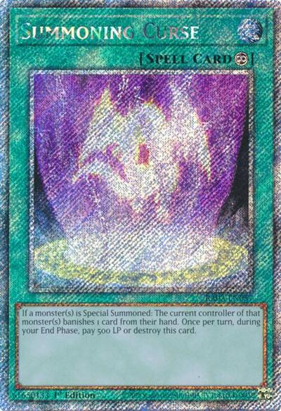 Summoning Curse (Platinum Secret Rare) [RA03-EN057-PlSR]