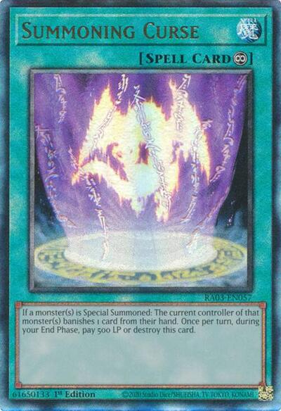 Summoning Curse (Prismatic Ultimate Rare) [RA03-EN057-PUR]