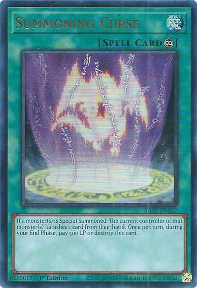 Summoning Curse (Ultra Rare) [RA03-EN057-UR]