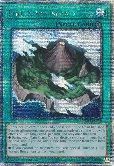 Fire King Island (Quarter Century Secret Rare) [RA03-EN059-QCSR]