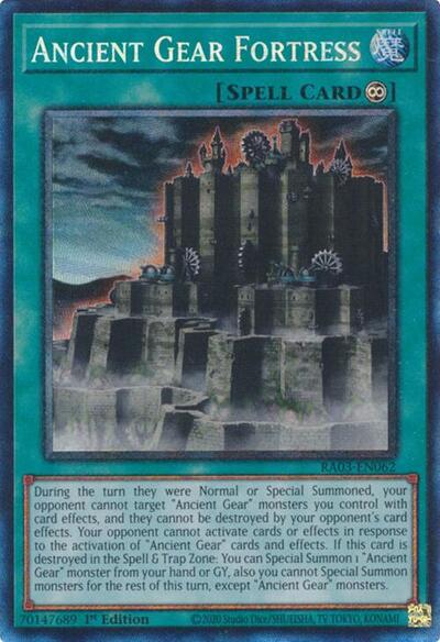 Ancient Gear Fortress (Prismatic Collector's Rare) [RA03-EN062-PCR]