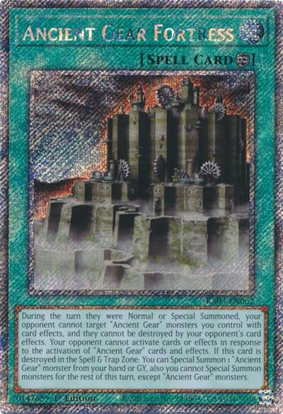 Ancient Gear Fortress (Platinum Secret Rare) [RA03-EN062-PlSR]