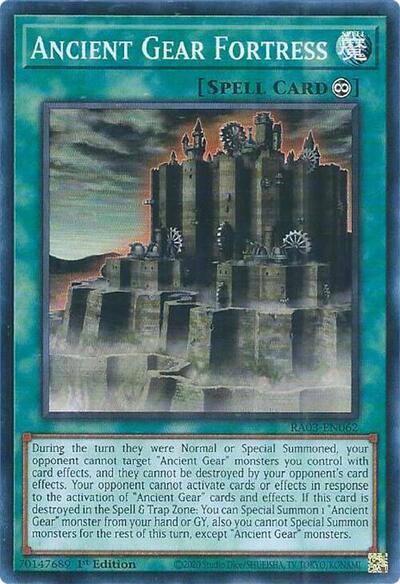 Ancient Gear Fortress (Super Rare) [RA03-EN062-SuR]