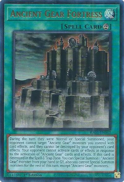 Ancient Gear Fortress (Ultra Rare) [RA03-EN062-UR]