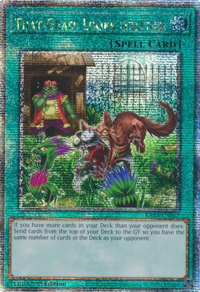 That Grass Looks Greener (Quarter Century Secret Rare) [RA03-EN063-QCSR]