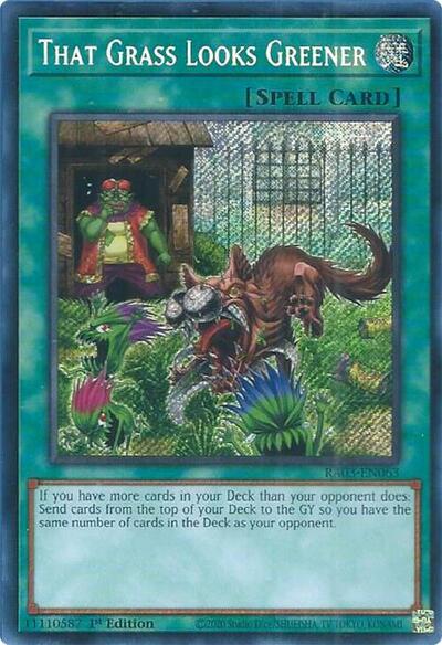 That Grass Looks Greener (Secret Rare) [RA03-EN063-SeR]