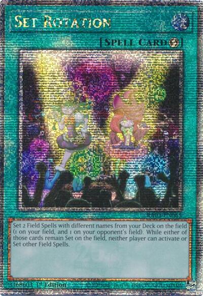 Set Rotation (Quarter Century Secret Rare) [RA03-EN065-QCSR]